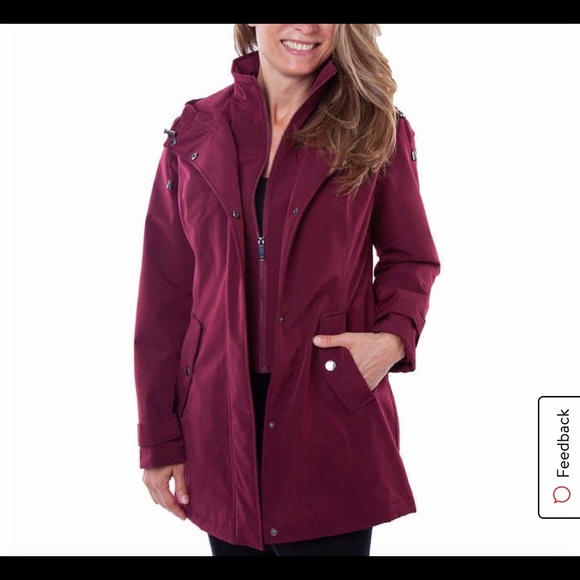 HFX Ladies' All Weather Trench Coat Size M - Picture 4 of 8